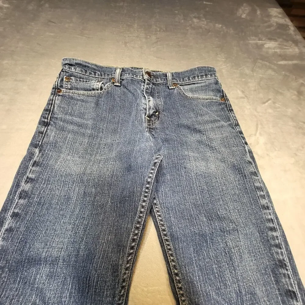 Levi's 511 Slim Jeans Mens 32x34 Blue Tapered Denim Medium Wash Cotton